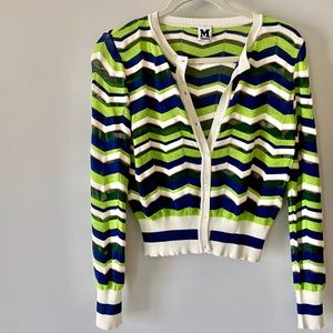 Missoni Cropped Buttoned Sweater